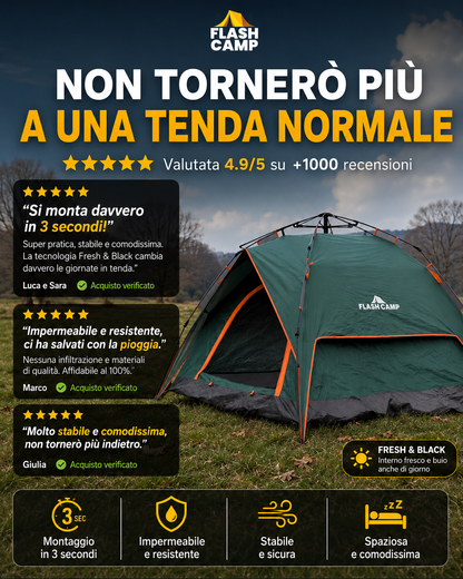 Tenda Istantanea 3 secondi
